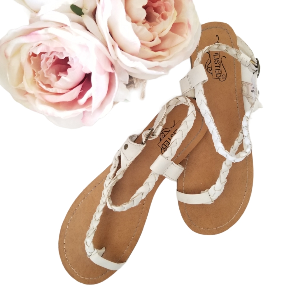 Unlisted Pop Art BN White Sandals